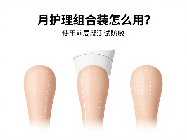 月护理组合装怎么用?透皮吸收关键,使用前局部测试防敏