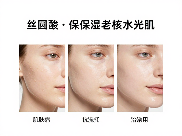 丝氨酸在保湿抗老中的双重机制