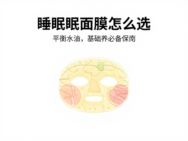 睡眠面膜怎么选?平衡水油,基础保养,懒人护肤必备指南