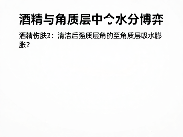 酒精伤肤?清洁后强补水致角质层吸水膨胀?揭秘护肤误区