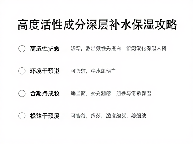 环境干预与长期维持策略
