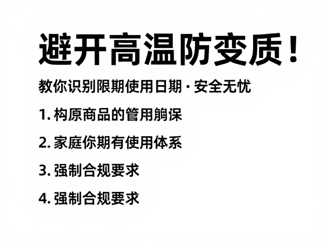 科学留存:构建家庭食品管理的追溯体系