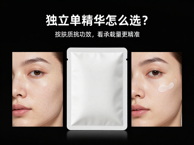 独立单片精华怎么选?按肤质挑功效,看承载量更精准