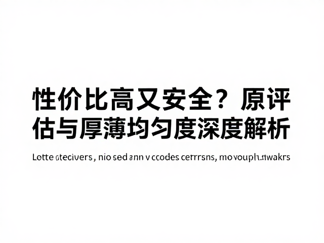 性价比高又安全?原料评估与厚薄均匀度深度解析