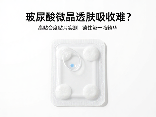 玻尿酸微晶透皮吸收难?高贴合度贴片实测,锁住每一滴精华