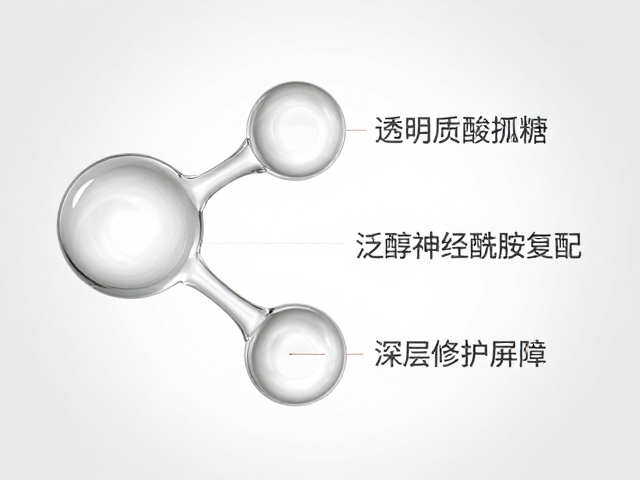 透明质酸寡糖,泛醇神经酰胺复配,激活神经酰胺前体,深层修护屏障