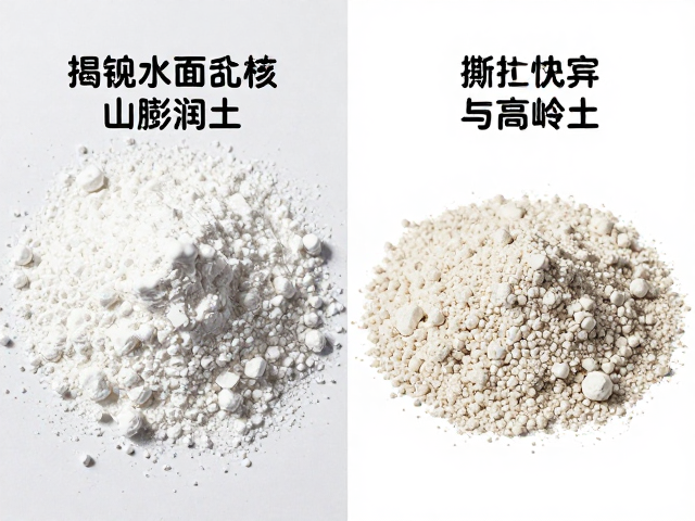 矿物吸附机制:膨润土与高岭土的核心差异