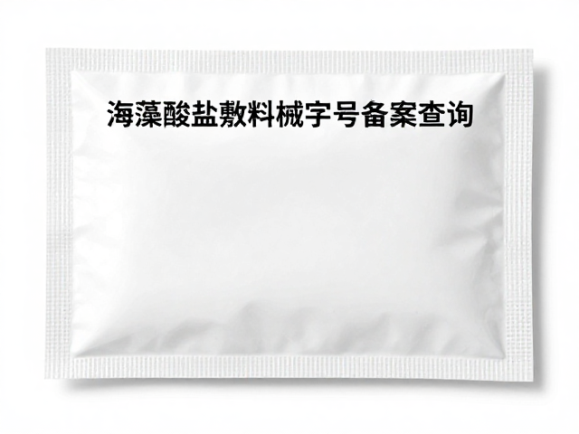 海藻酸盐敷料械字号备案查询,使用前必查包装完整性