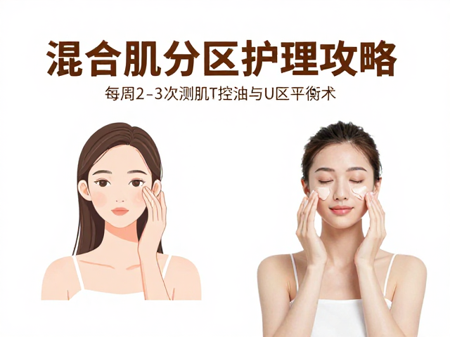 混合肌T区控油与U区保湿的平衡术