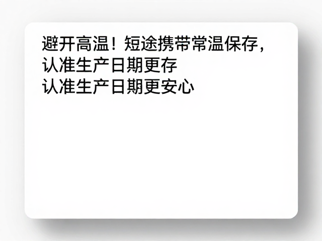 识别包装信息与合规标准
