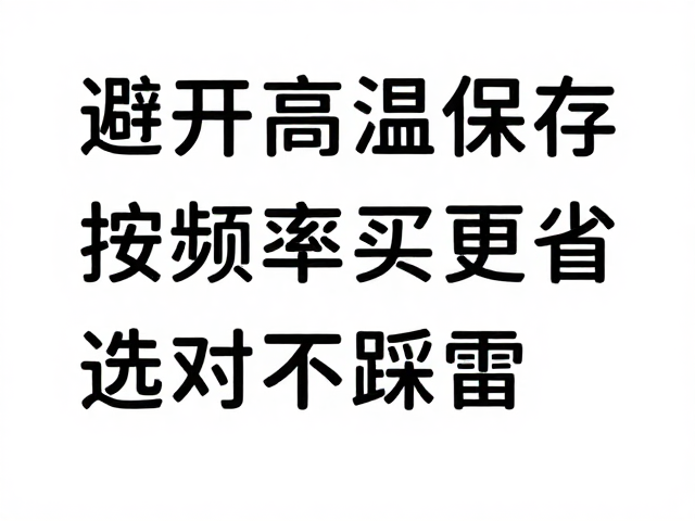 按频率买更省