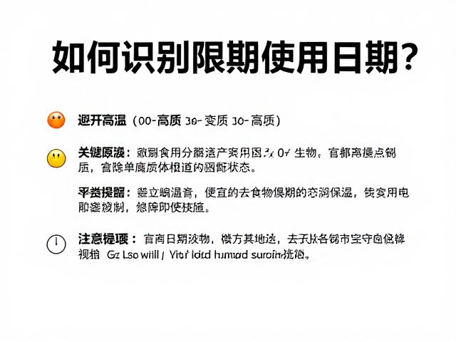 特殊品类日期的识别细节与注意事项