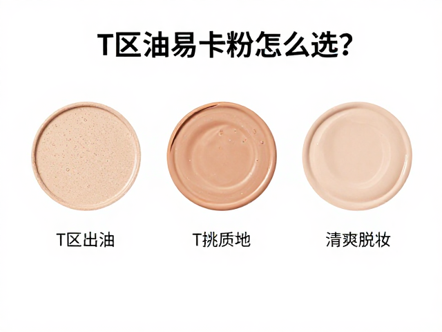 T区油易卡粉怎么选?按季节挑质地,清爽底妆不脱妆