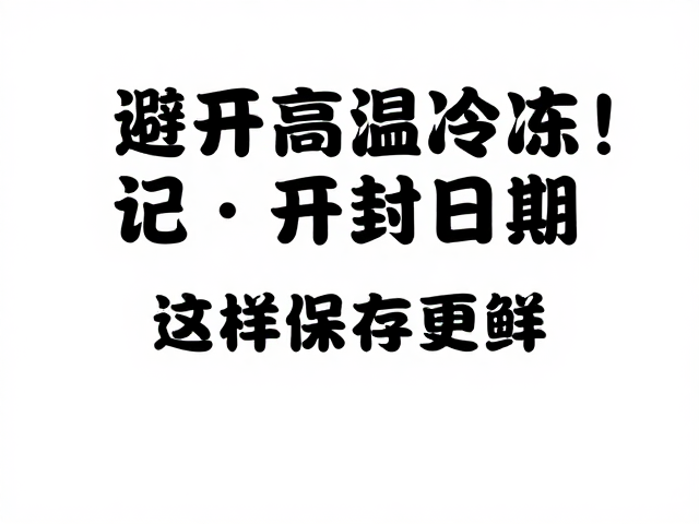 冷冻与冷藏的正确选择策略