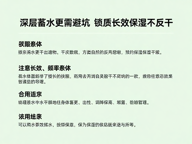 避免敷面过长的时间与频率管理