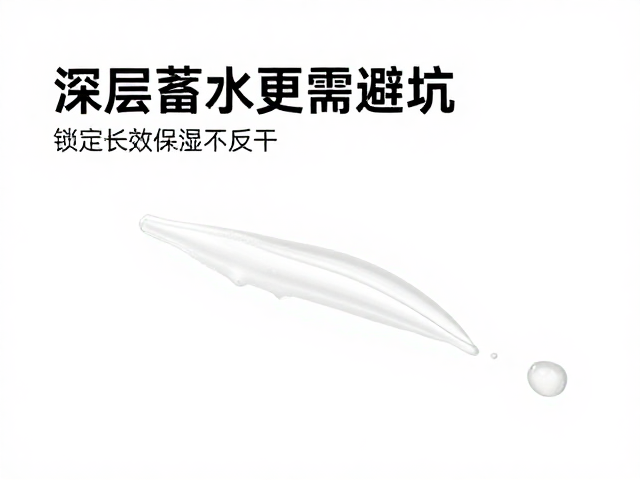 锁定长效保湿的成分选择策略