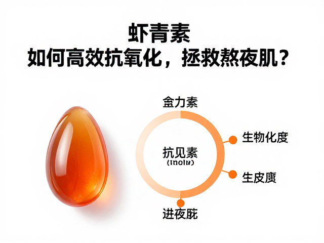 虾青素的抗氧化机制与生物利用度