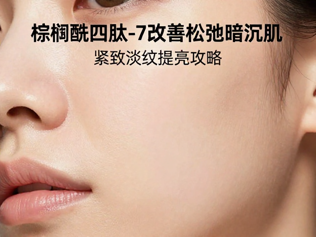 棕榈酰四肽-7改善松弛暗沉肌，紧致淡纹提亮攻略