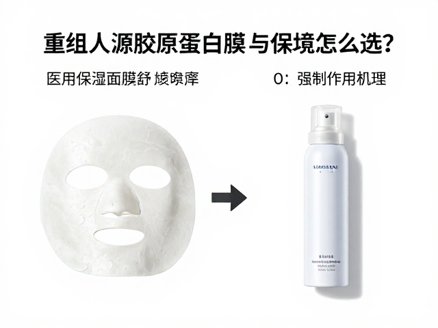 重组人源胶原蛋白面膜与医用保湿喷雾怎么选?功效对比与避坑指南