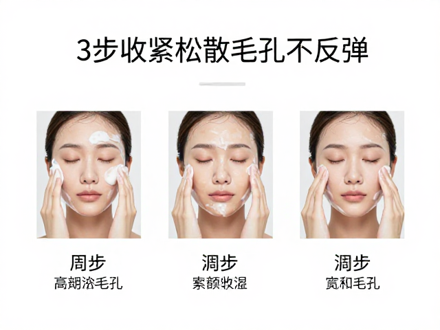 三步收紧毛孔的实操路径与成分选择