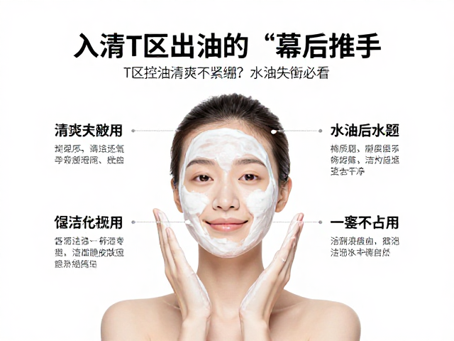 T区控油清爽不紧绷?水油失衡必看,洁面后这样用