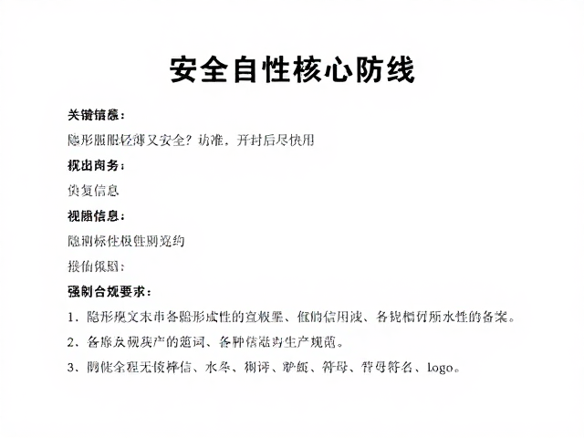 安全性的核心防线:备案信息与生产规范