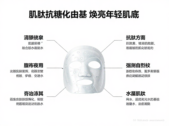 肌肽抗糖抗氧化面膜,如何清除自由基,焕亮年轻肌底?