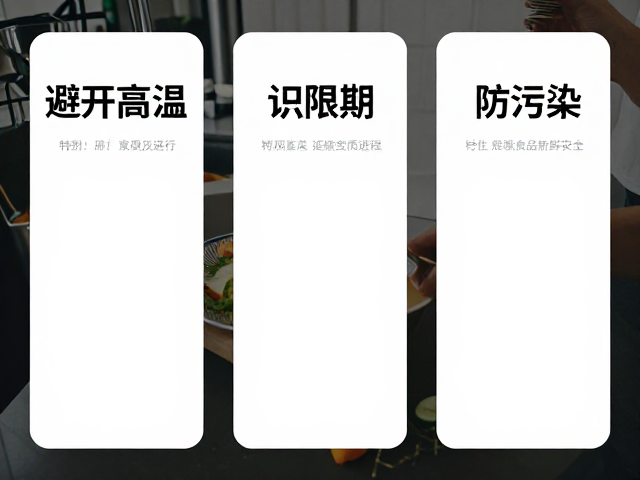 避开高温:利用温度差延缓变质进程
