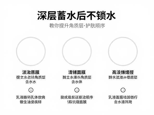 建立正确的保湿护肤顺序