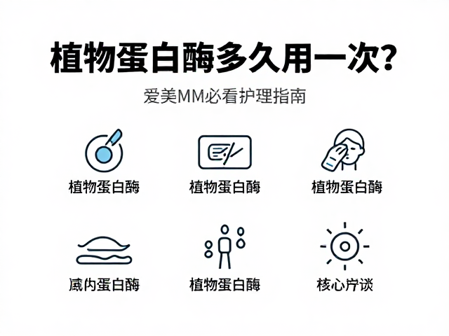植物蛋白酶多久用一次?爱美MM必看护理指南