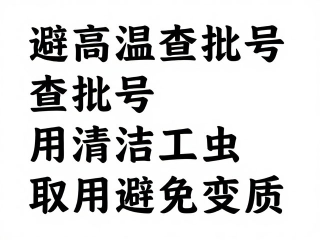 选用专用清洁工具,杜绝交叉污染