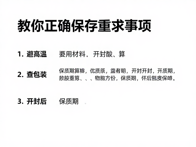重新计算保质期,应对开封后的变量