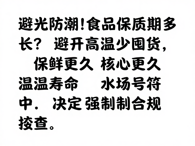 温度与湿度:决定食品寿命的核心变量