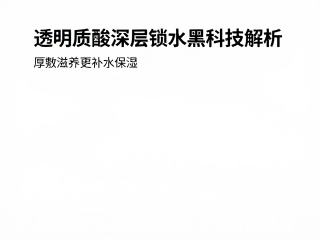 日常护肤场景中的理性选择