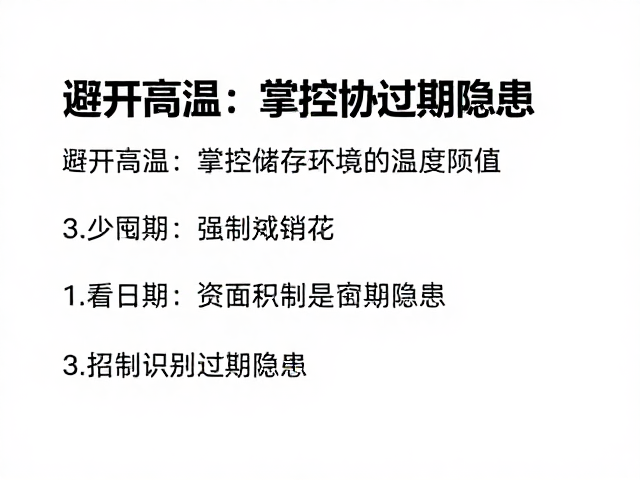 避开高温:掌控储存环境的温度阈值