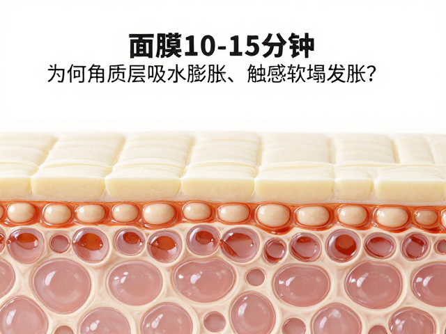 面膜敷10-15分钟,为何角质层吸水膨胀、触感软塌发胀?