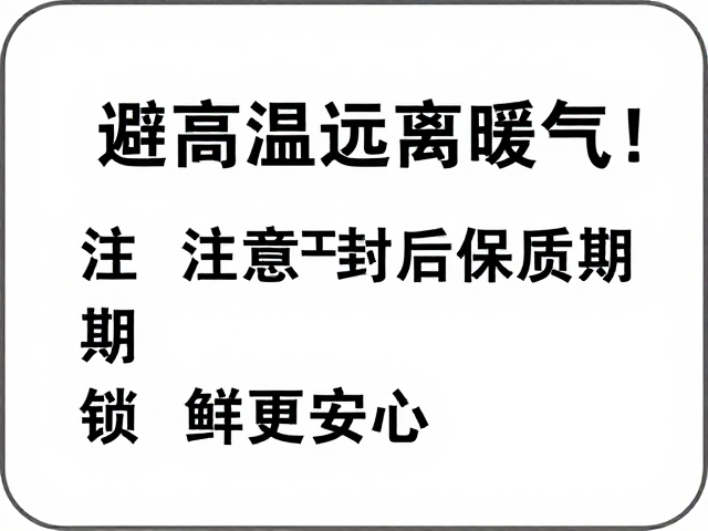 标签信息与感官判断需结合