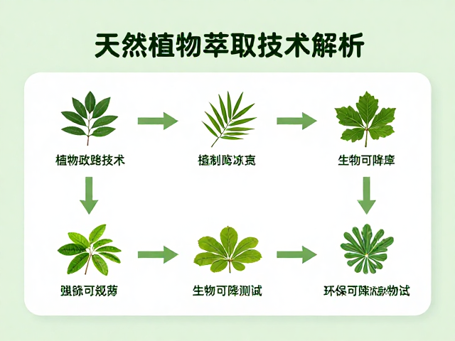 天然植物萃取技术解析,生物可降解材料的性能测试与环保优势