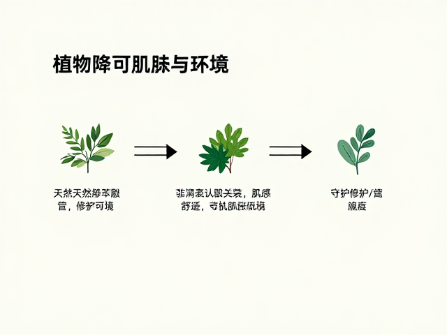 天然植物萃取晒后舒缓,关注可降解认证,守护肌肤与环境