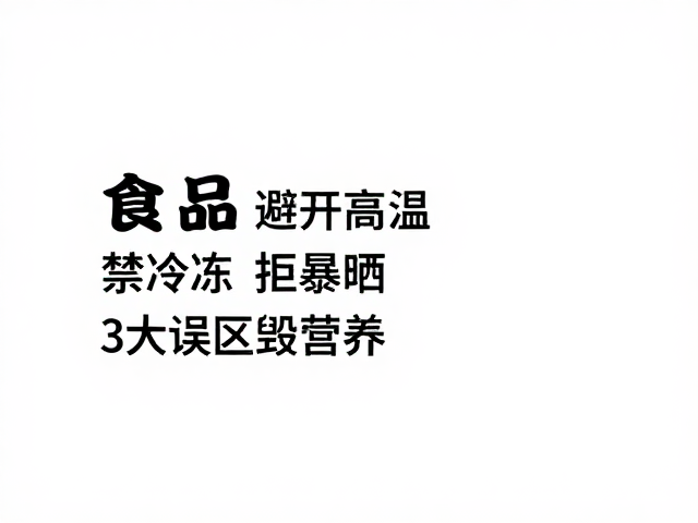 阳光直射加速成分降解