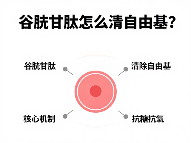 谷胱甘肽怎么清自由基?看抗糖抗氧成分选对才有效