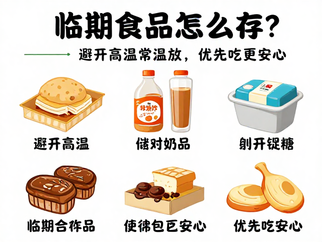 不同品类临期食品的针对性储存策略