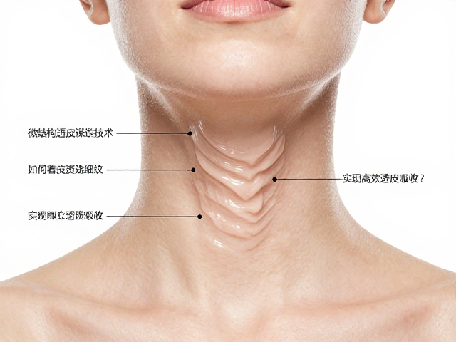 微结构透皮递送技术,如何突破颈部细纹,实现高效透皮吸收?