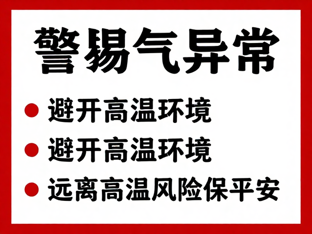 警惕气味异常!避开高温环境,远离高温风险保平安