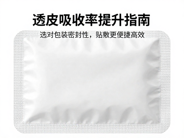 透皮吸收率提升指南,选对包装密封性,贴敷更便捷高效