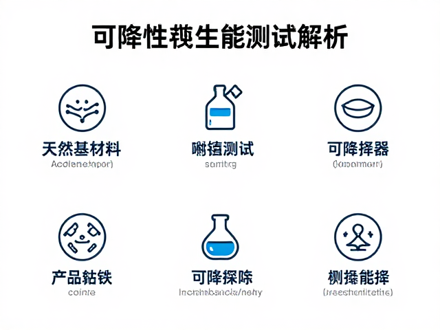可降解性能的关键测试指标与方法体系