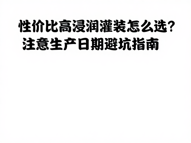 性价比高浸润灌装怎么选?注意生产日期避坑指南