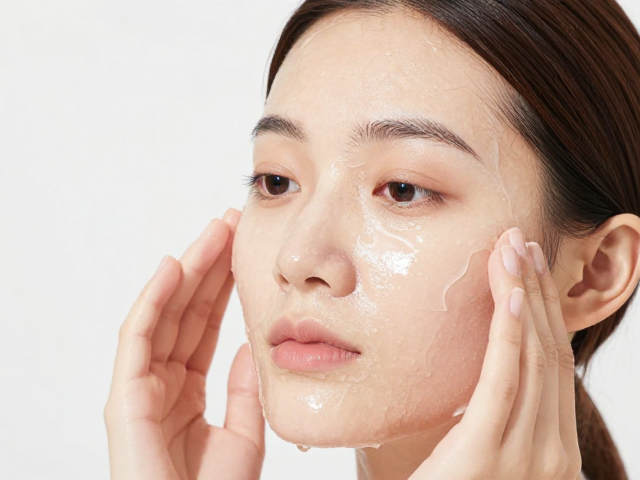水凝胶面膜怎么用?深层蓄水后叠加乳液面霜锁水,效果翻倍