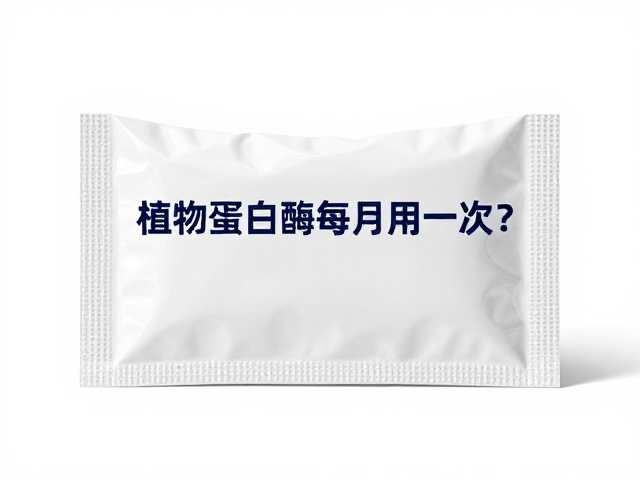 植物蛋白酶每月用一次?选独立包装更卫生高效
