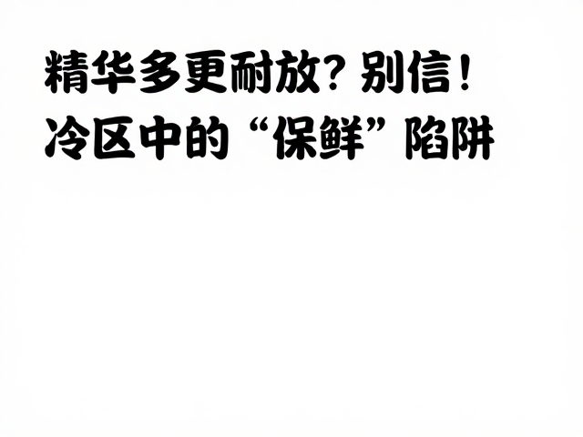 冷冻与冷藏:误区中的“保鲜”陷阱